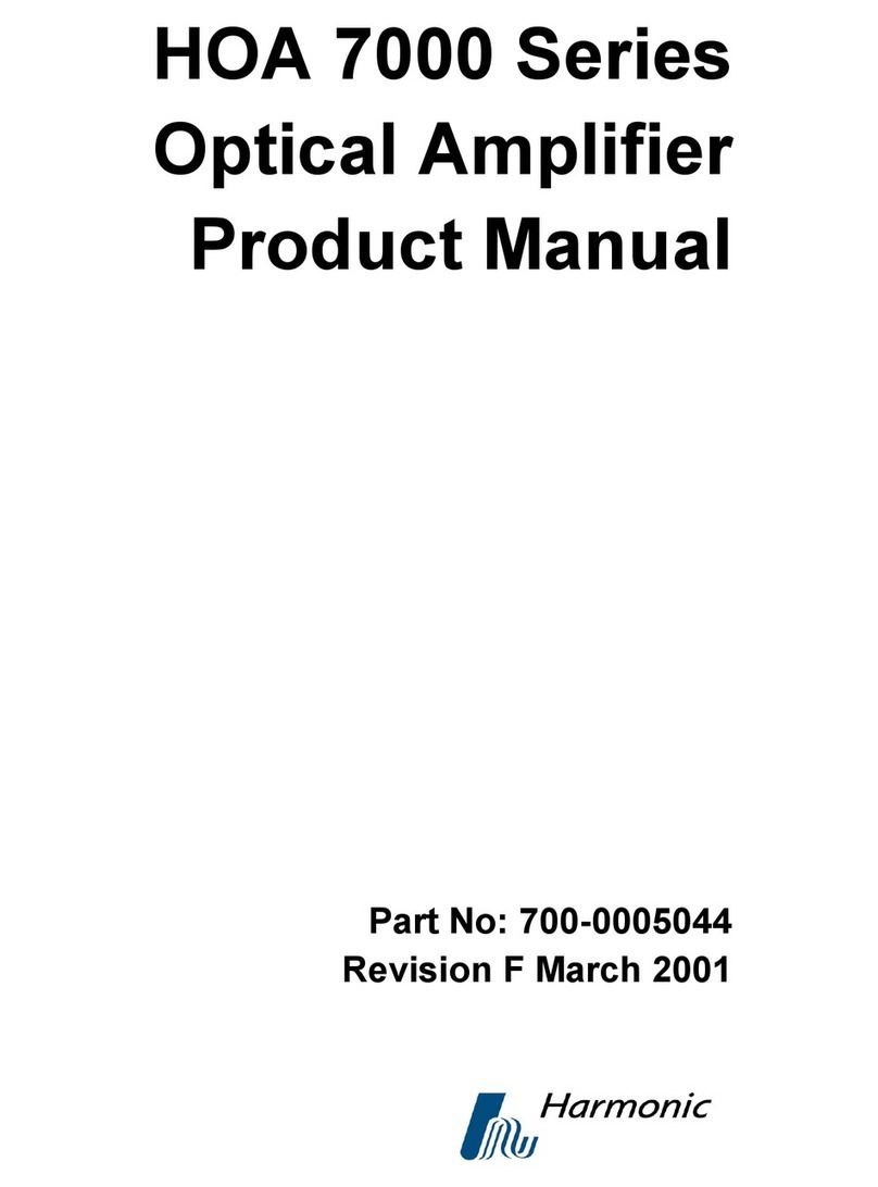 Harmonic 7014E product manual