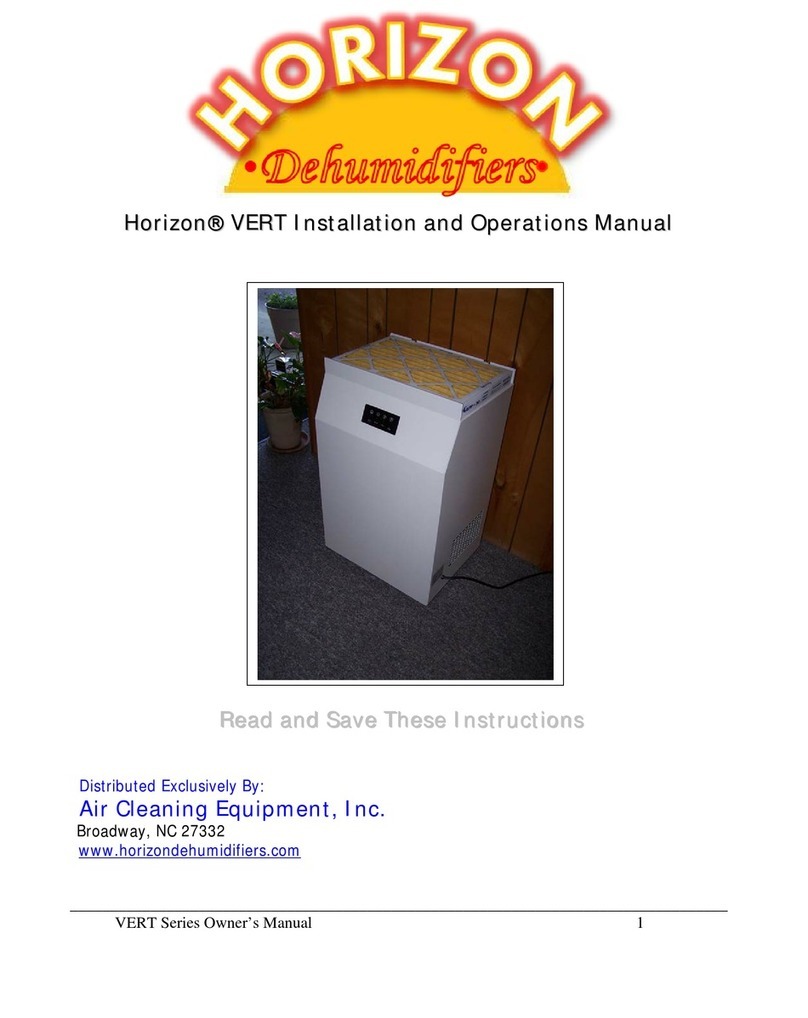 Horizon Fitness VERT series Installation and operation manual