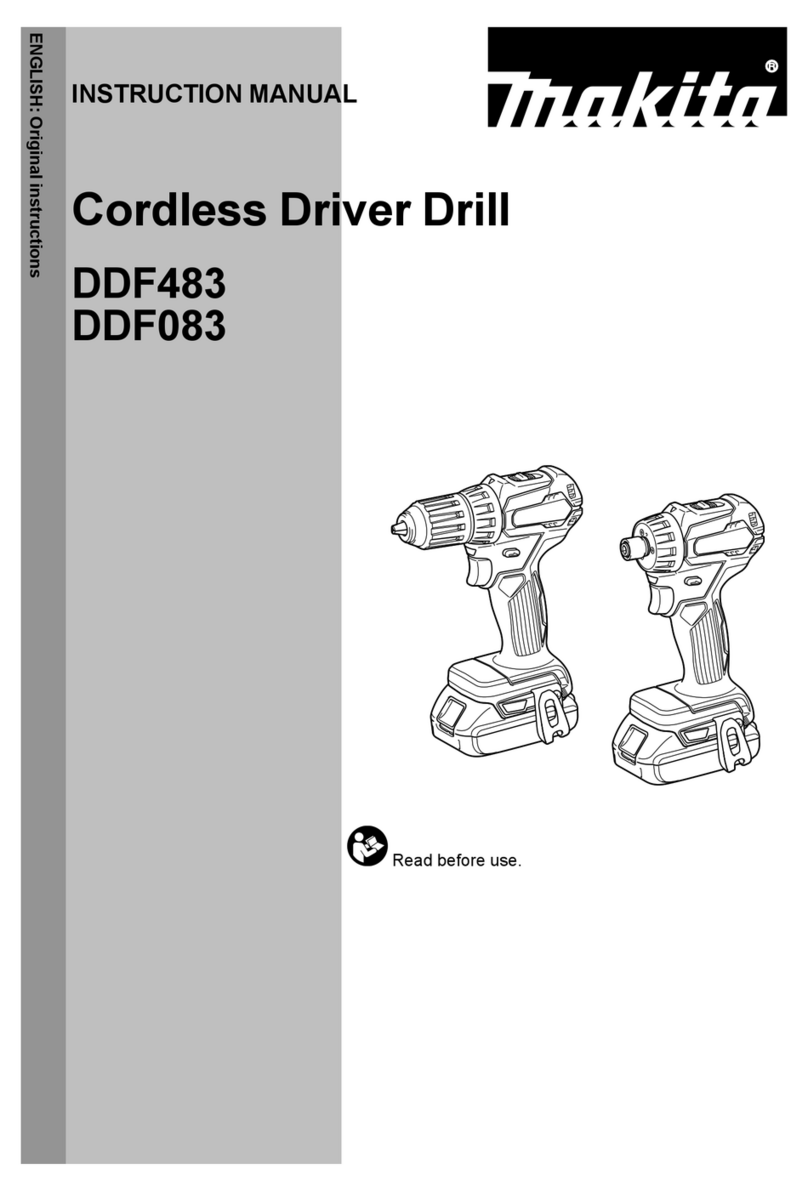 Makita DDF483 instruction manual