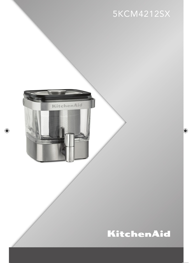 KitchenAid 5KCM4212SX User manual