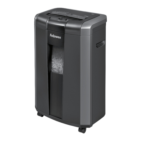 Fellowes POWERSHRED 76Ct instruction manual