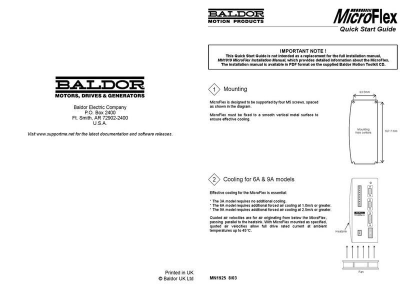 Baldor MicroFlex quick start guide