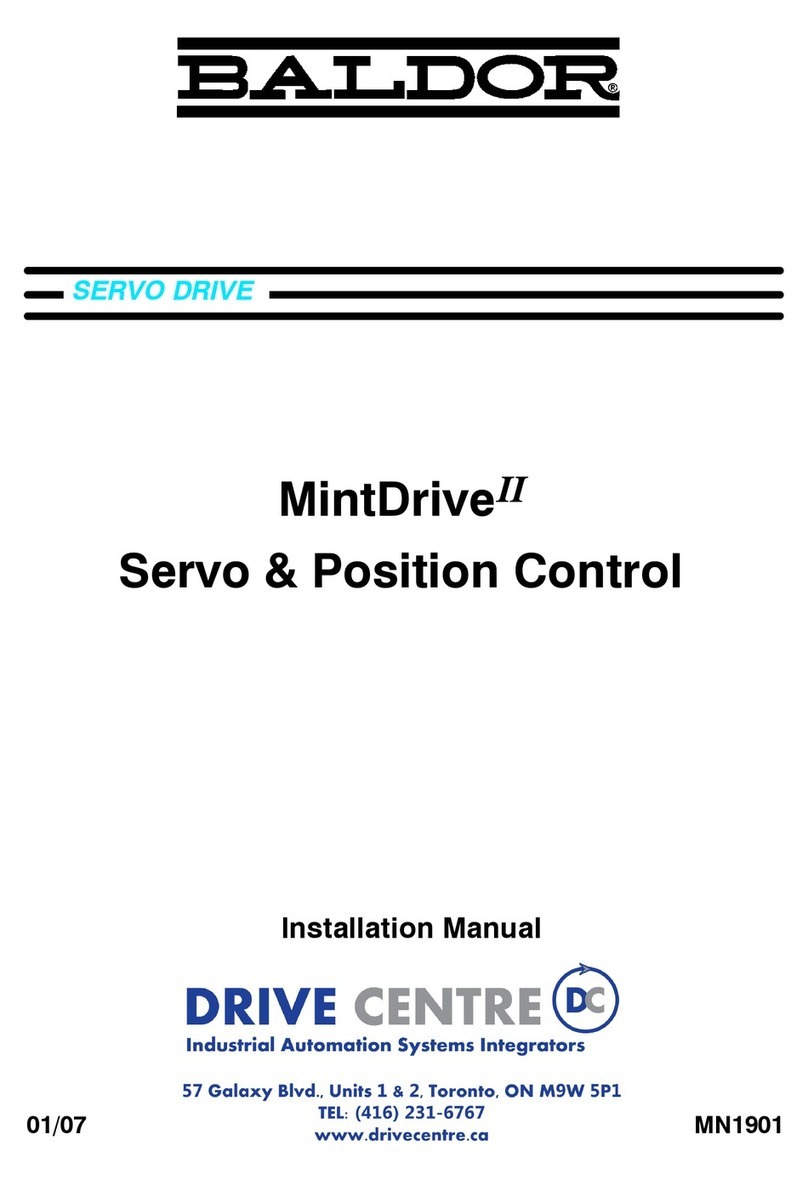 Baldor MDH1A05TB-RC23 installation manual