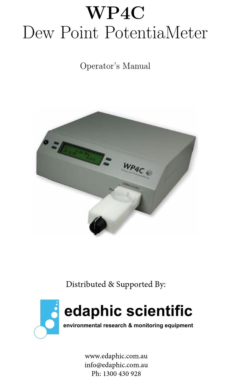 METER GROUP WP4C User manual
