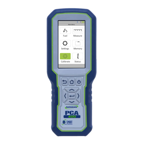 Bacharach PCA 400 User manual