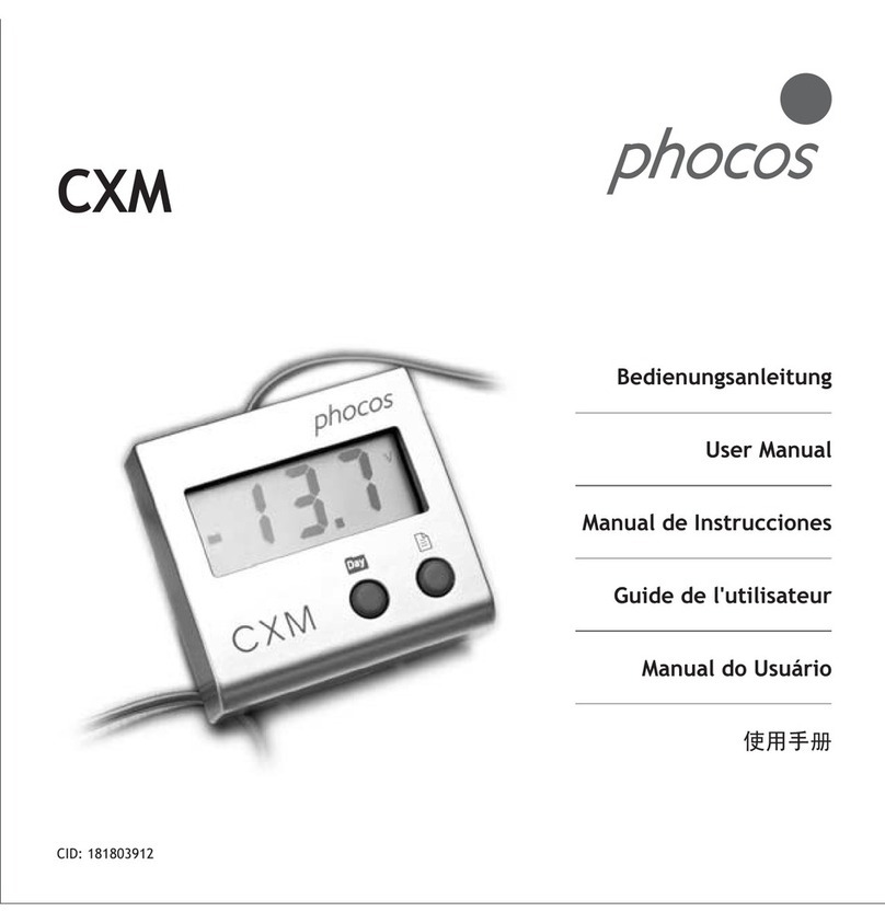 Phocos CXM User manual