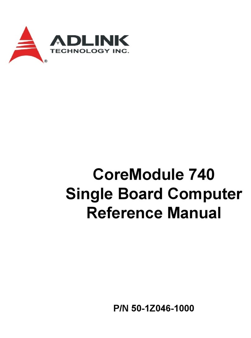 ADLINK Technology CoreModule 740 User manual