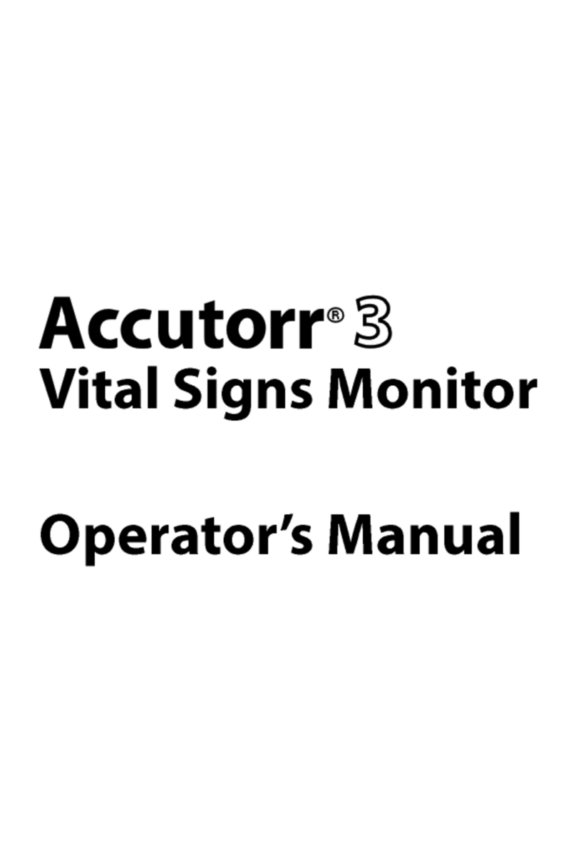Mindray Accutorr 3 User manual