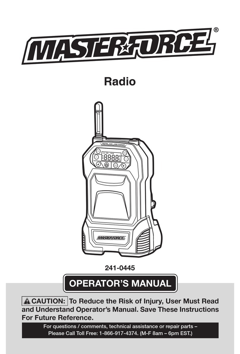 Master Forge 241-0445 Operator's manual