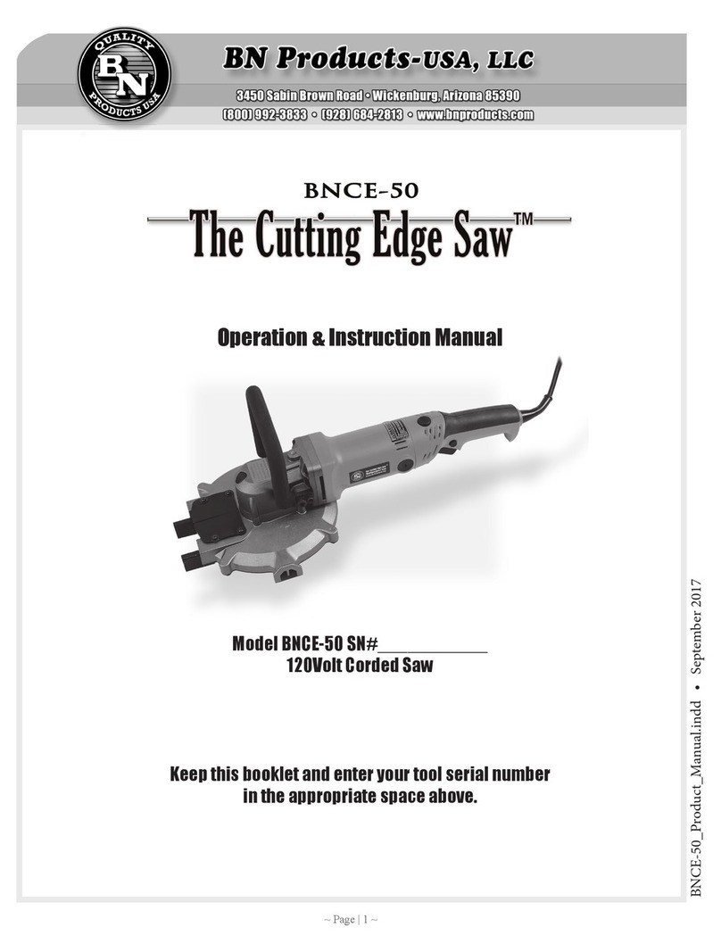 BN Products BNCE-50 Operation & instruction manual