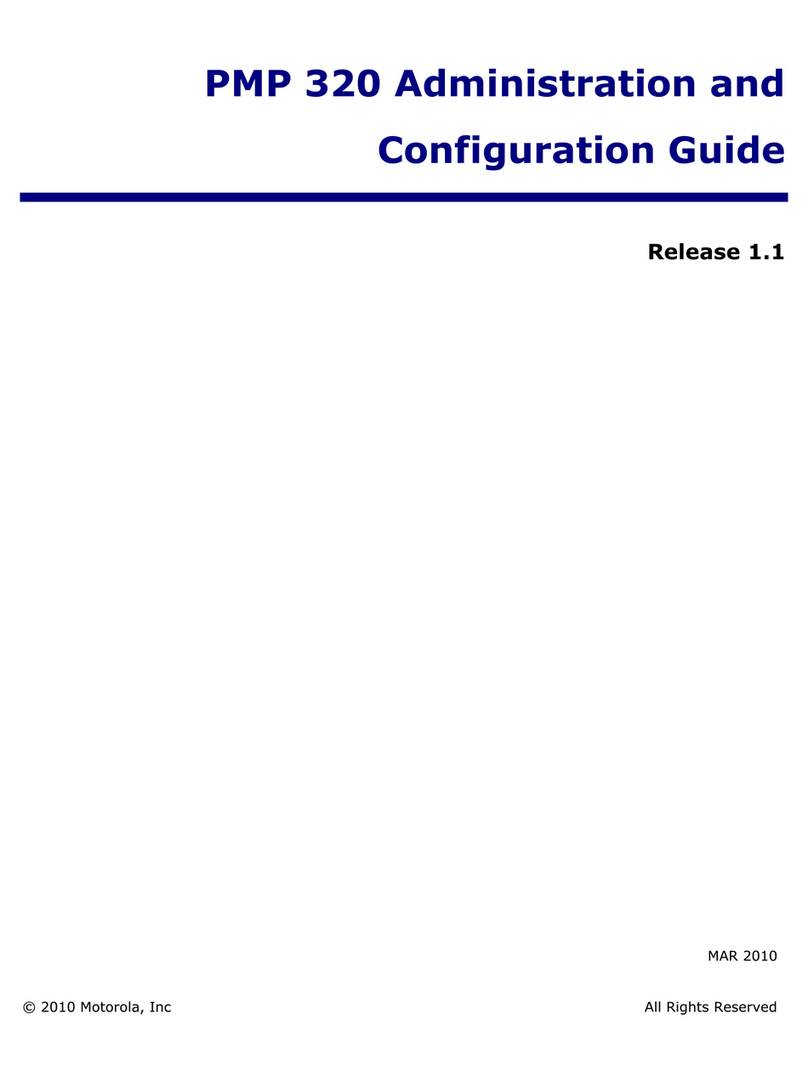 Motorola PMP 320 Administration and configuration guide