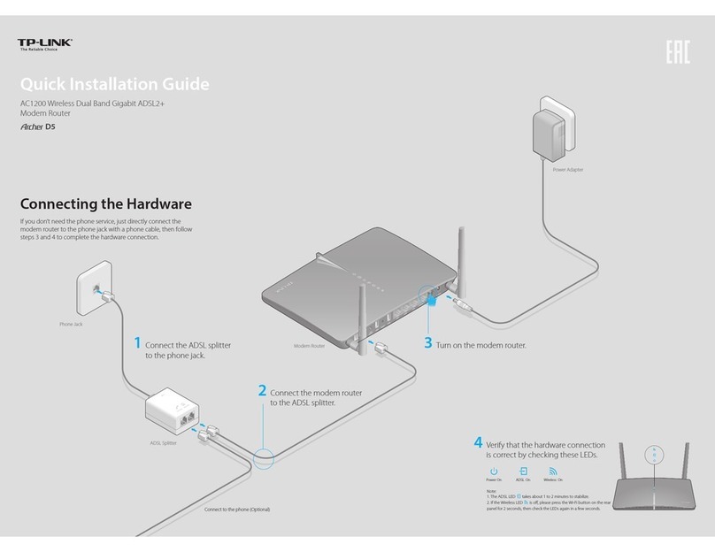 TP-Link Archer D7 installation guide