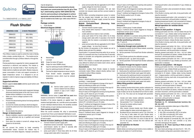 QUBINO ZMNHCD1 manual
