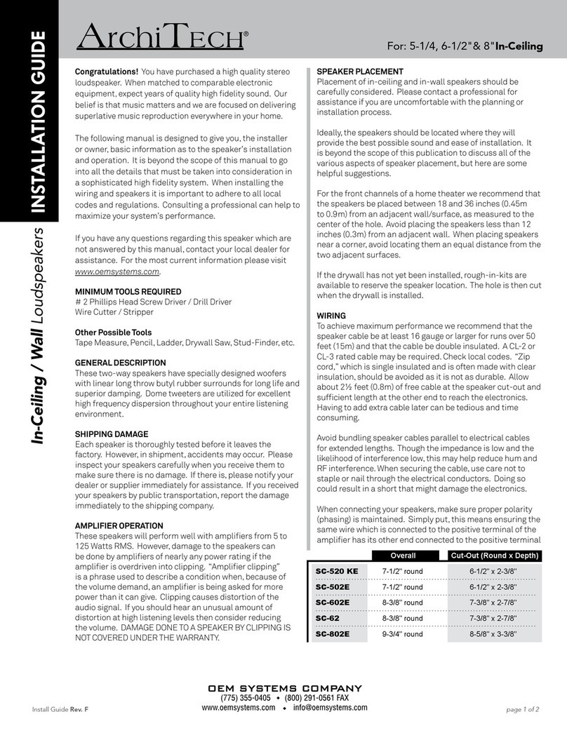 ArchiTech SC-520 KE installation guide
