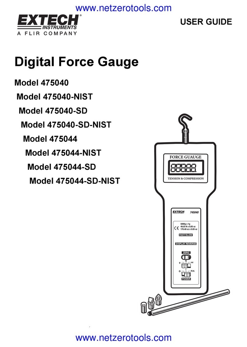 Extech Instruments 475040-SD User manual