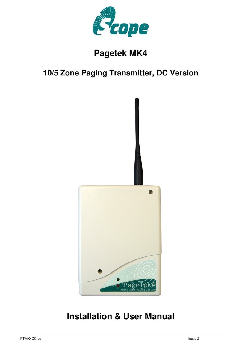 scope Pagetek MK4 Instruction Manual