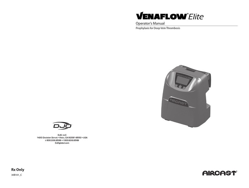 Aircast VenaFlow Elite Operator's manual