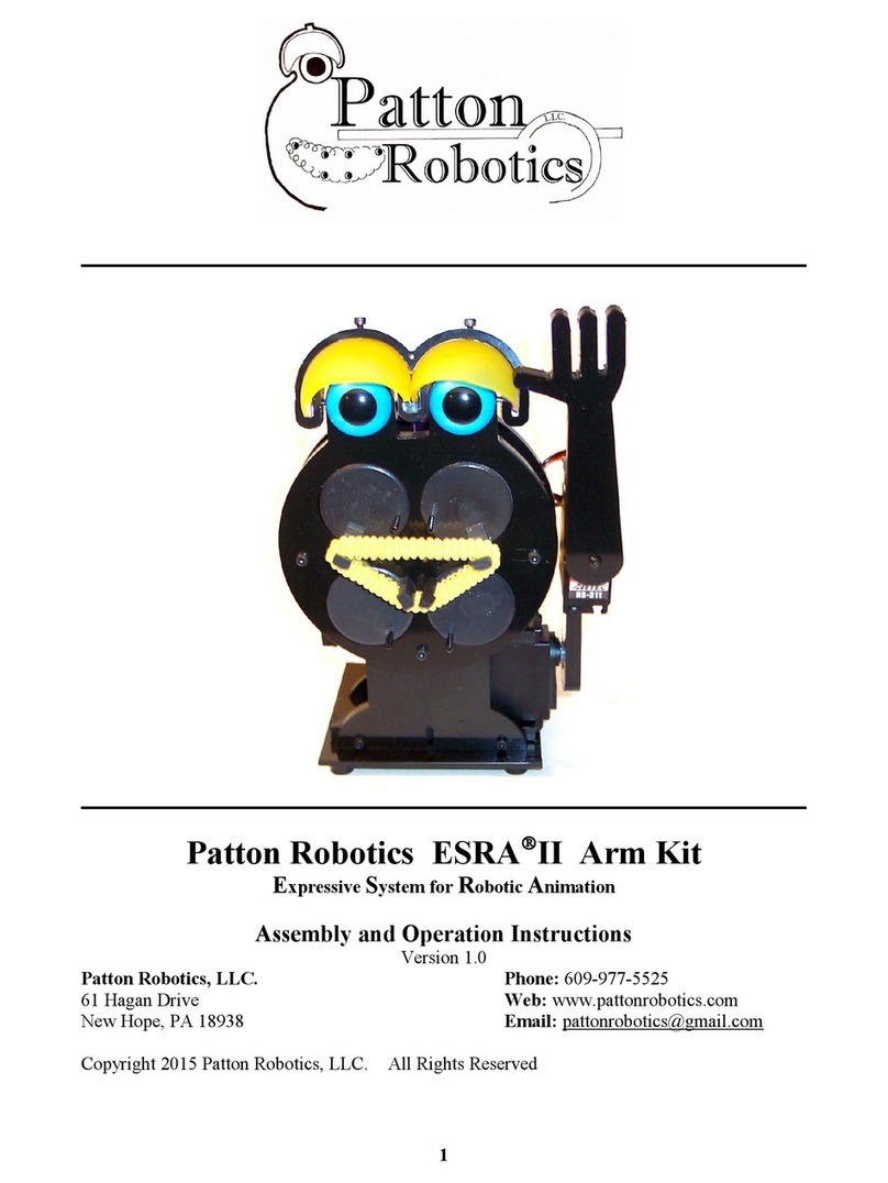 Patton Robotics ESRA II Assembly and operation instructions
