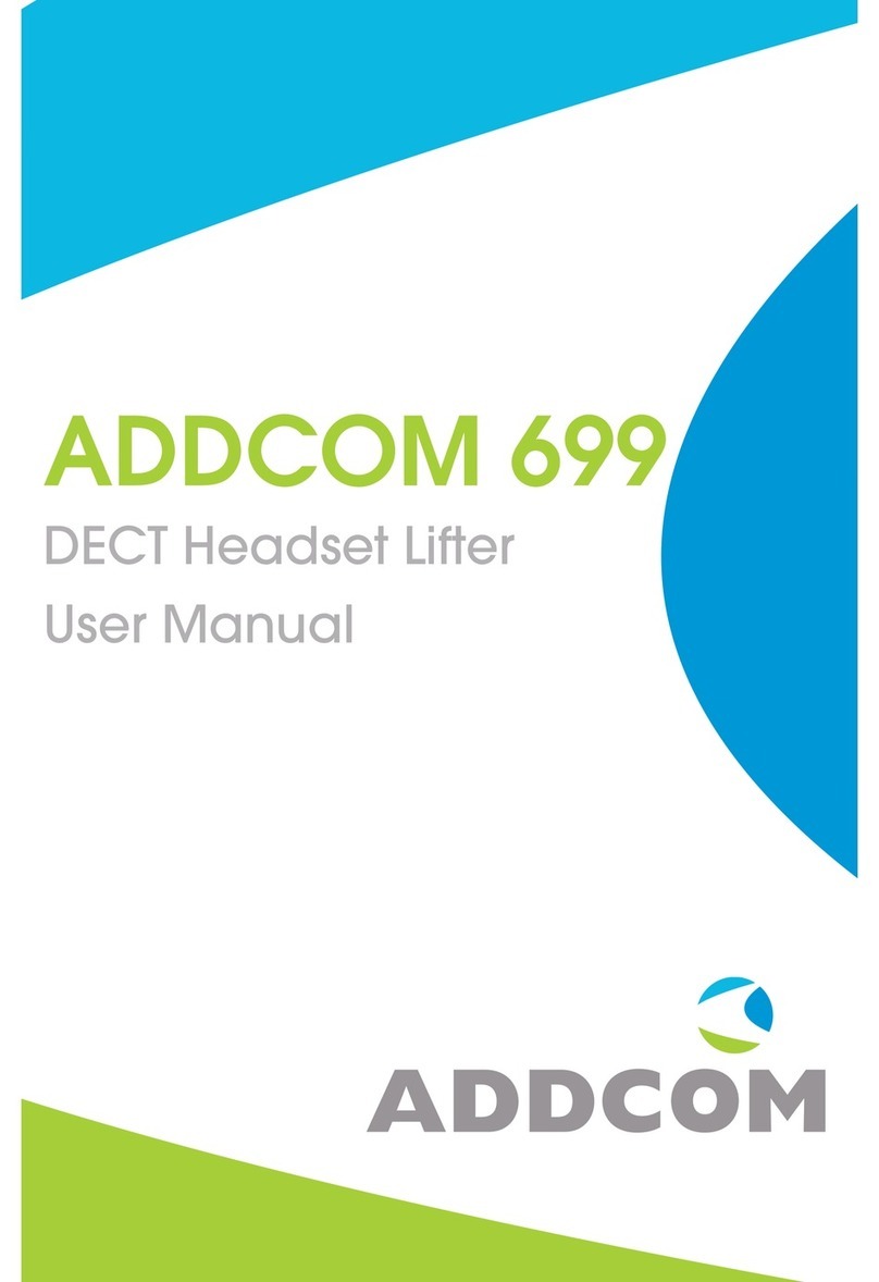 ADDCOM 699 user manual