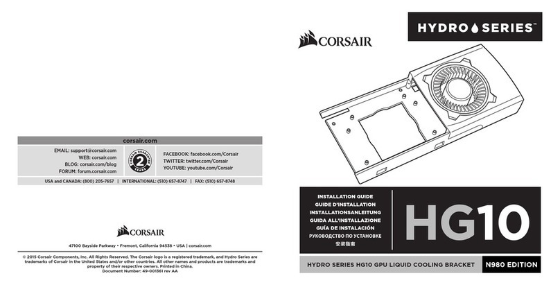 Corsair Hydro series HG10 N980 installation guide