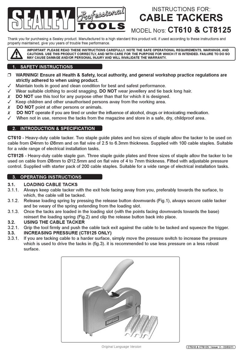 Sealey ct610 User manual