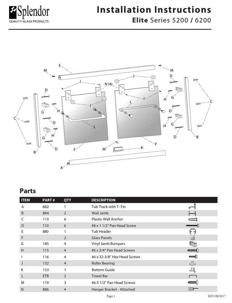 Splendor 5200 installation instructions