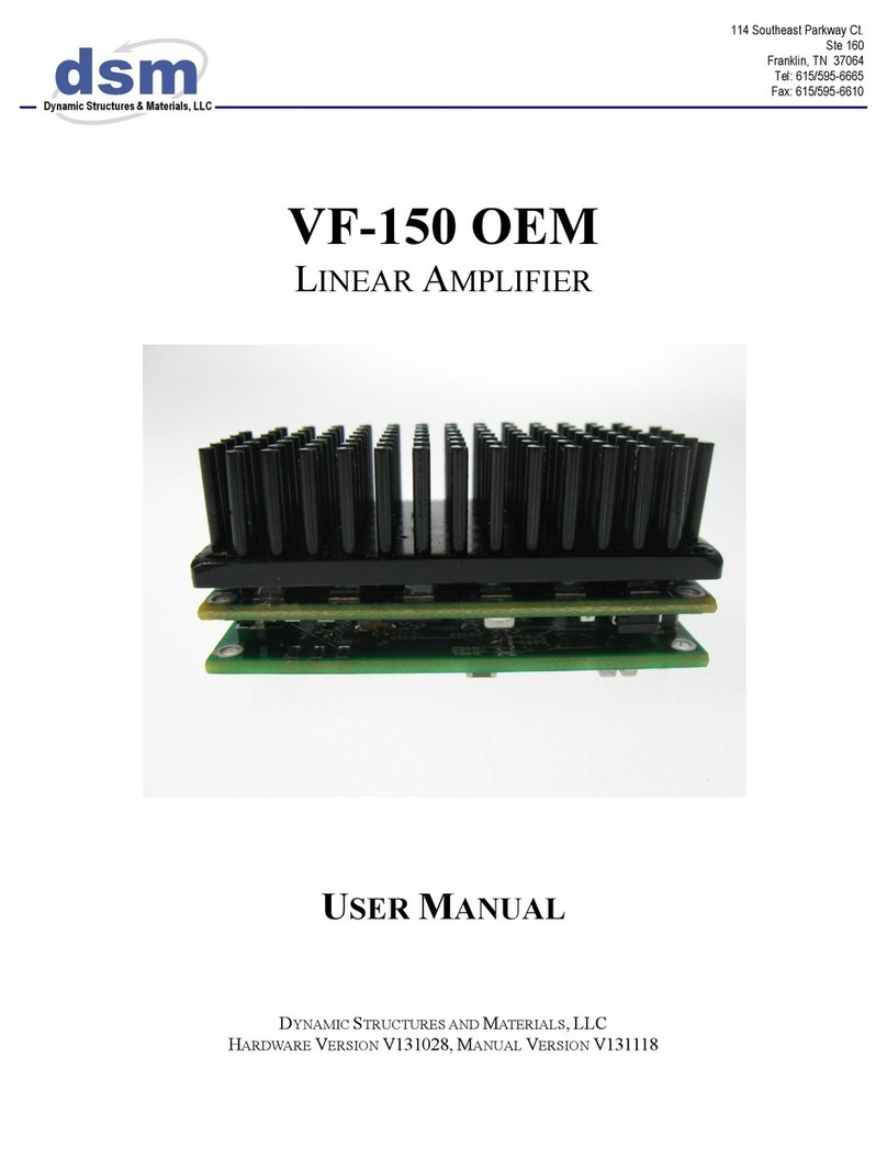 DSM VF-150 OEM user manual