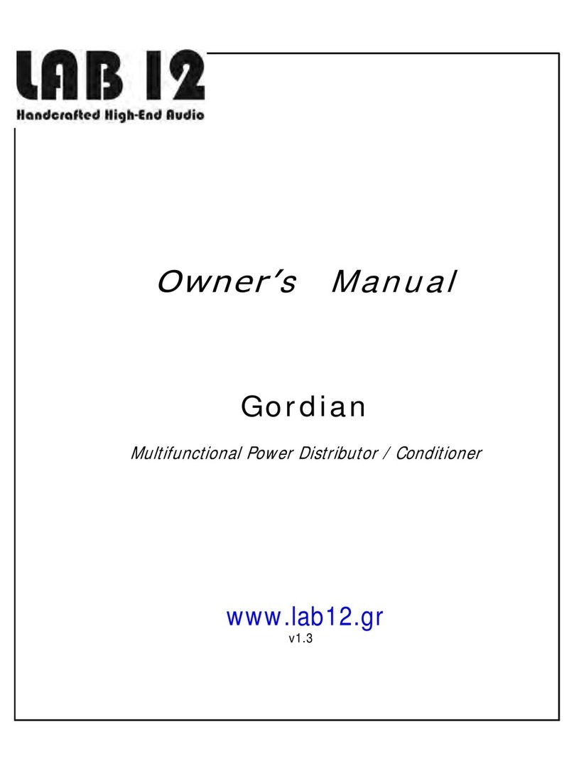 lab12 Gordian User manual