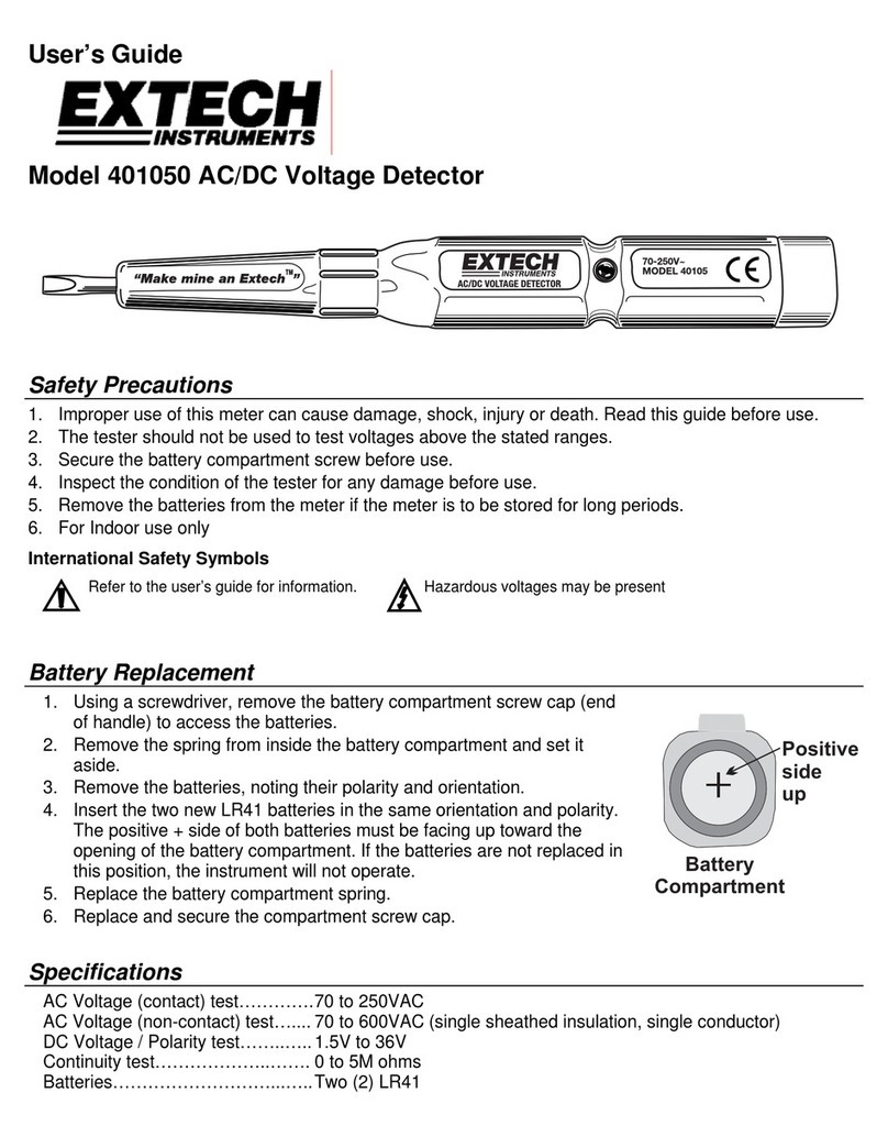 Extech Instruments 401050 user guide
