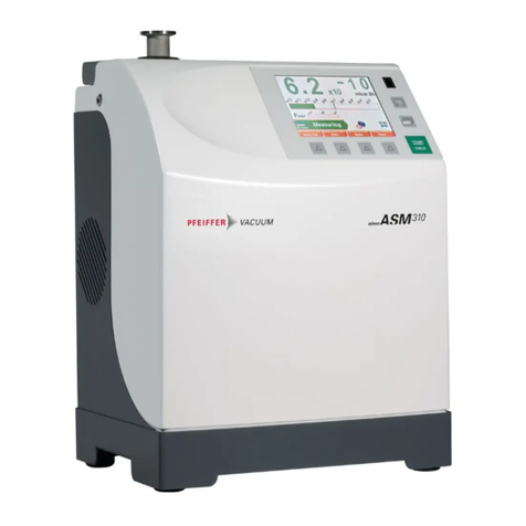 Pfeiffer Vacuum ASM 310 User manual