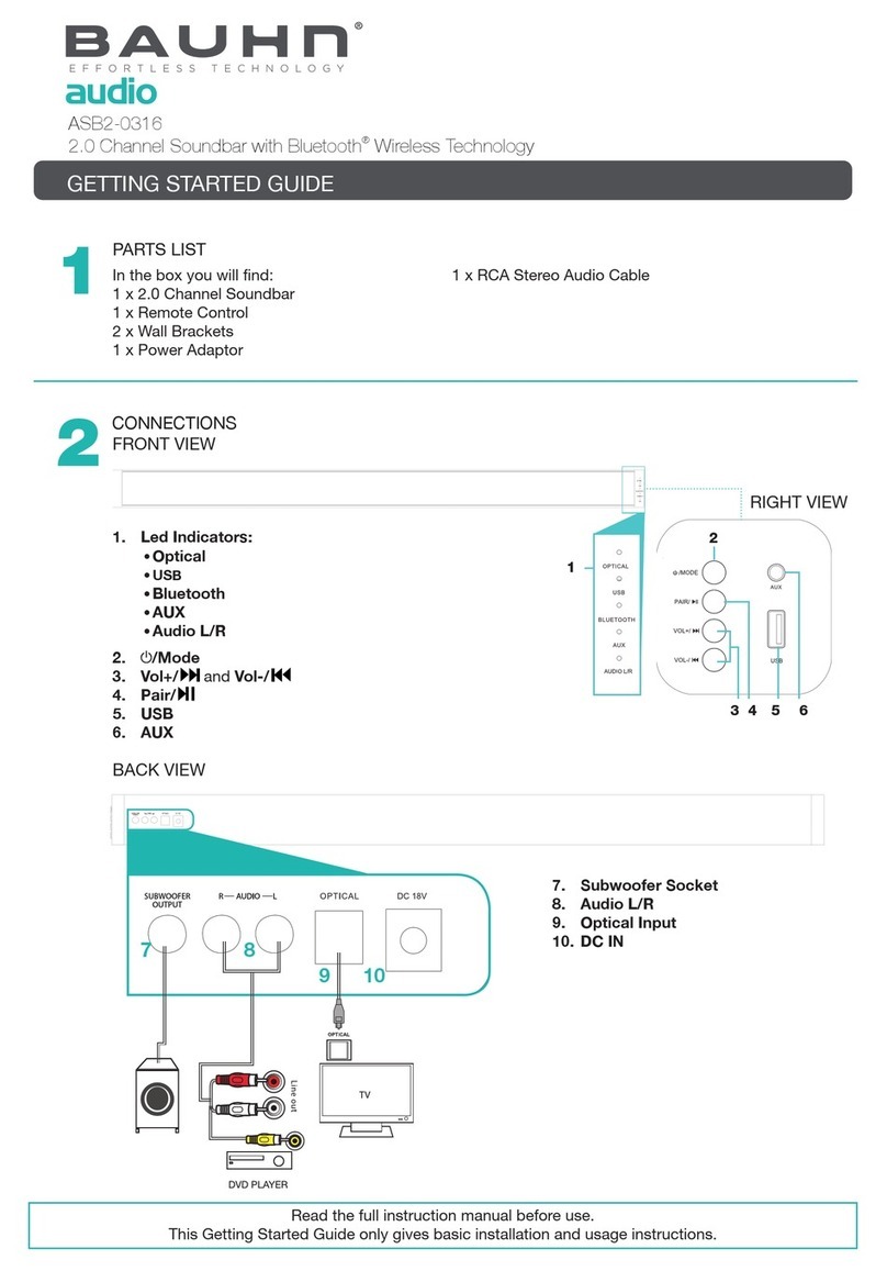 Bauhn ASB2-0316 Getting started guide