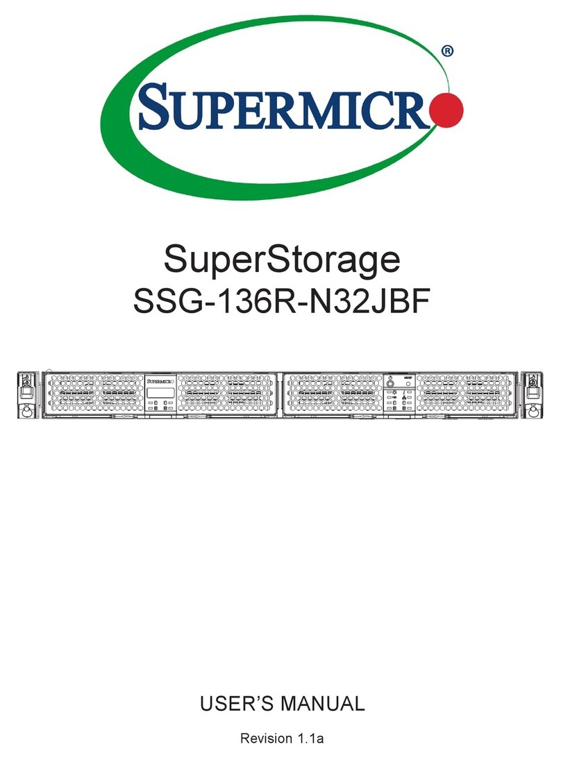 Supermicro SuperStorage SSG-136R-N32JBF User manual