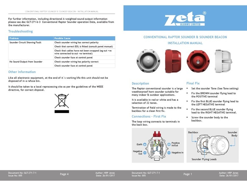 Zeta ZRP/R installation manual Zeta ZRP/R installation manual