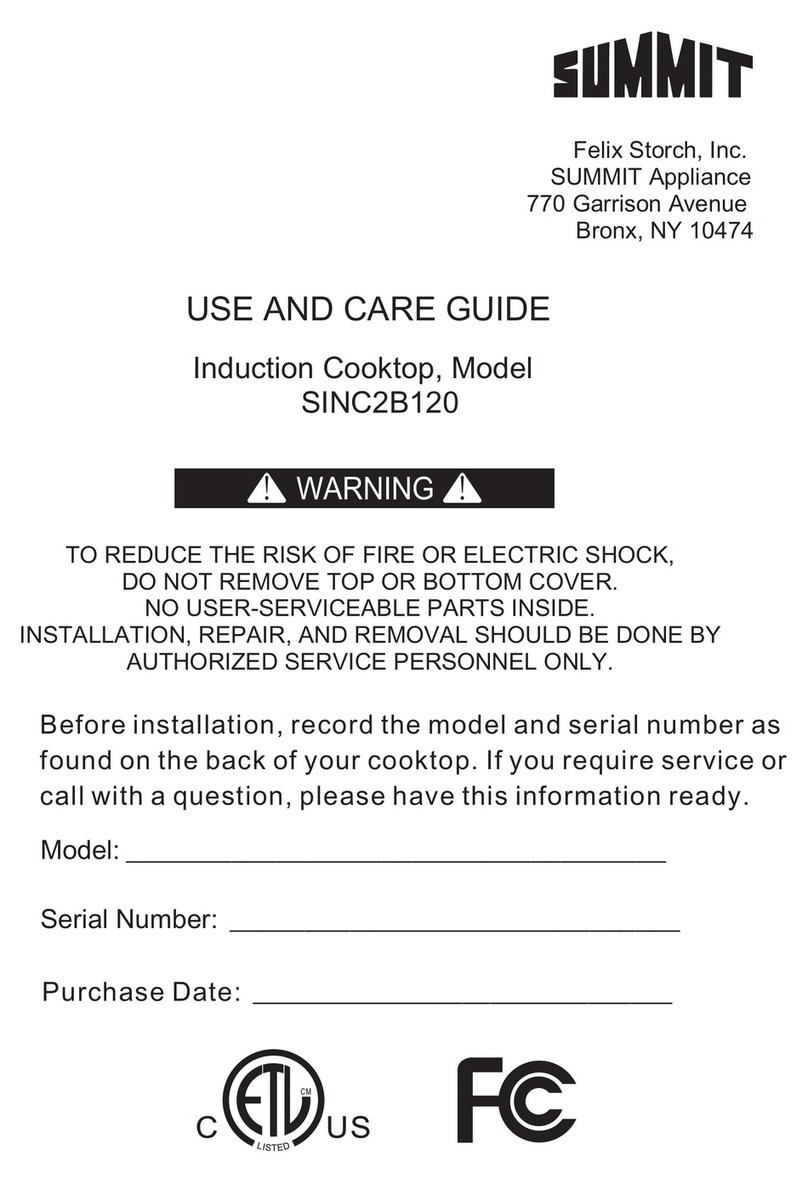 Summit SINC2B120 User manual