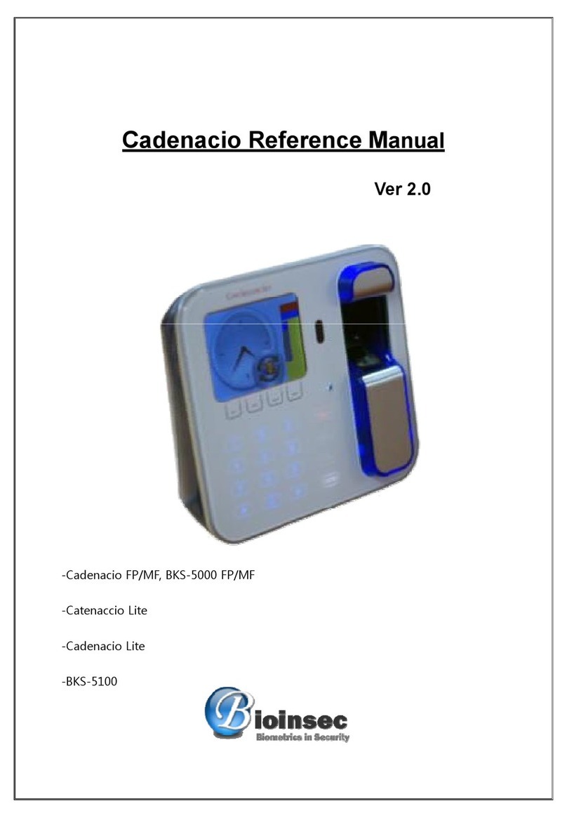 Bioinsec Cadenacio Reference manual