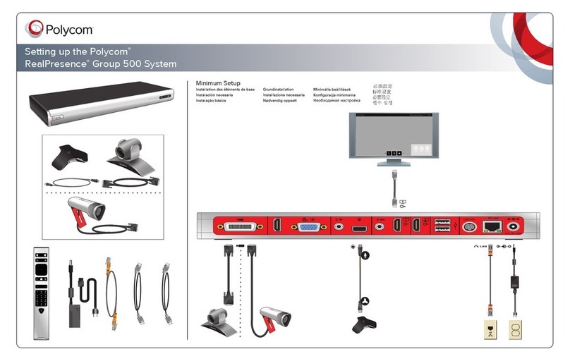 Polycom RealPresence Group 500 systems User instructions