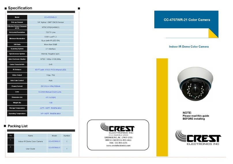 Crest Audio CC-4707WS-21 user manual