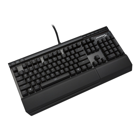 HyperX Alloy Elite HX-KB2BL1-UK/R1 user manual