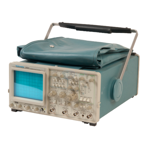 Tektronix 2465 User manual
