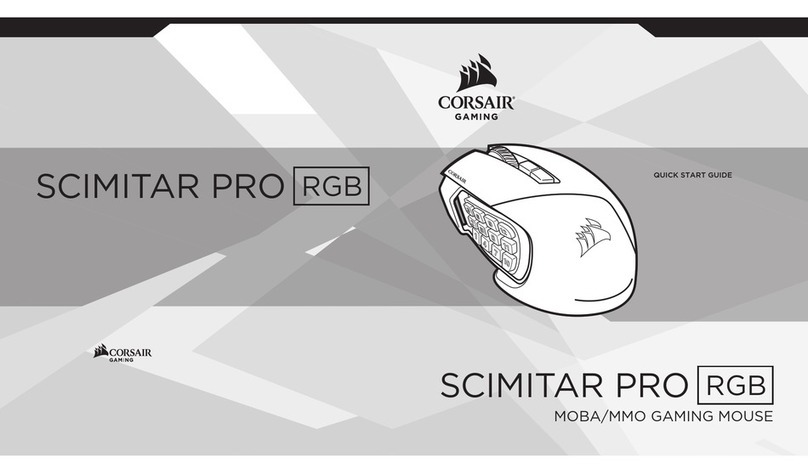 Corsair Gaming SCIMITAR PRO RGB quick start guide
