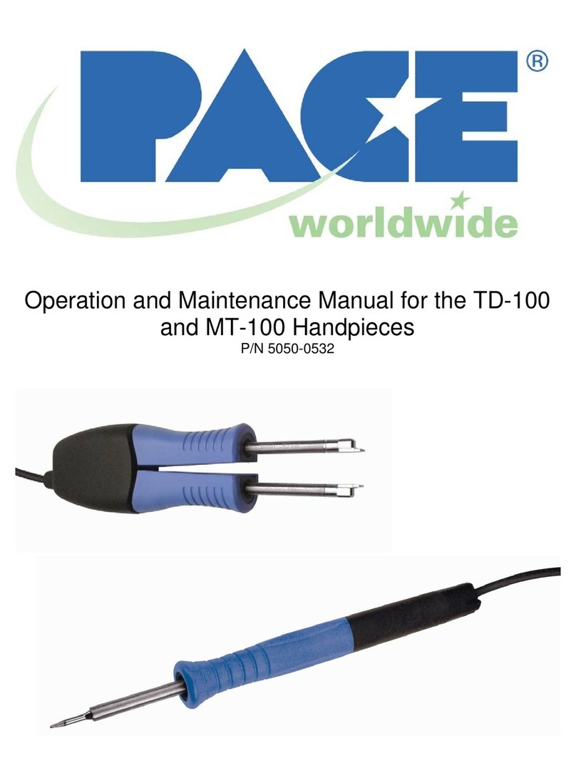 Pace TD-100 User manual