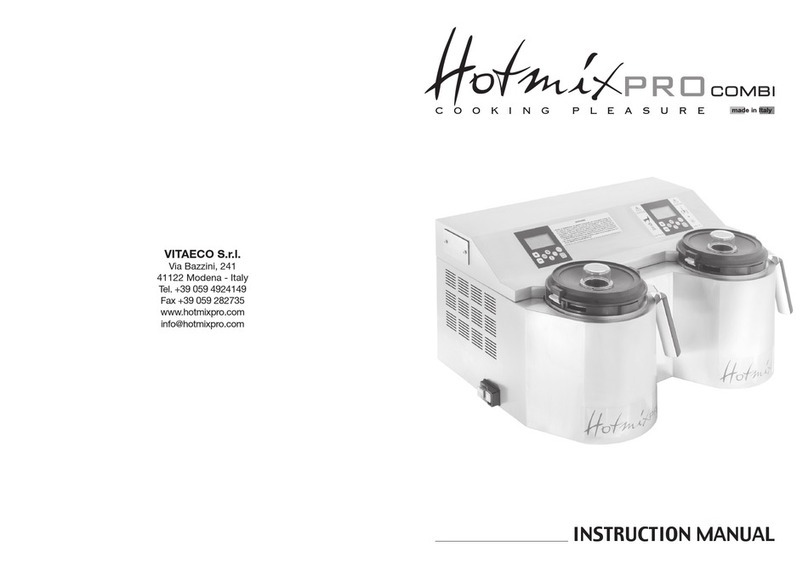 VITAECO HotmixPro Combi instruction manual