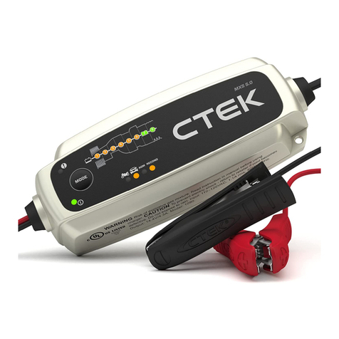 CTEK MXS 5.0 User manual CTEK MXS 5.0 User manual
