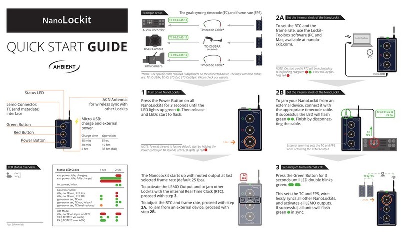 Ambient NanoLockit quick start guide