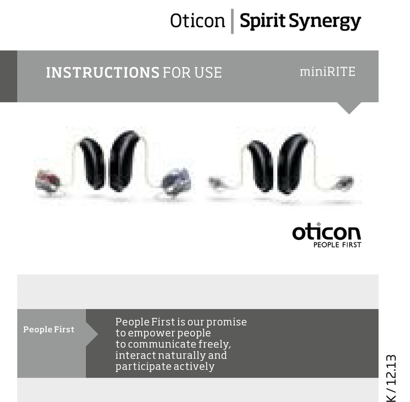 oticon minirite Instructions for use