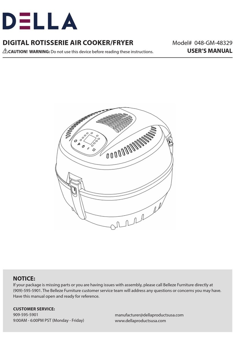 DELLA 048-GM-48329 user manual DELLA 048-GM-48329 user manual