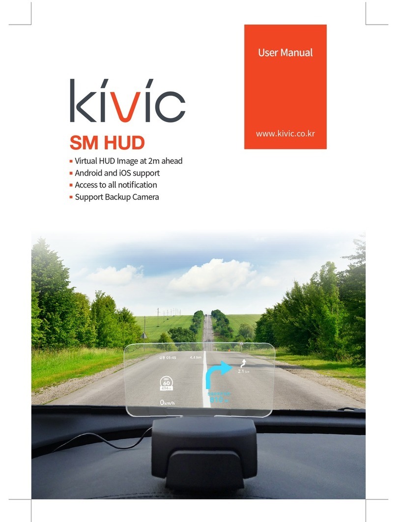 Kivic SM HUD user manual Kivic SM HUD user manual