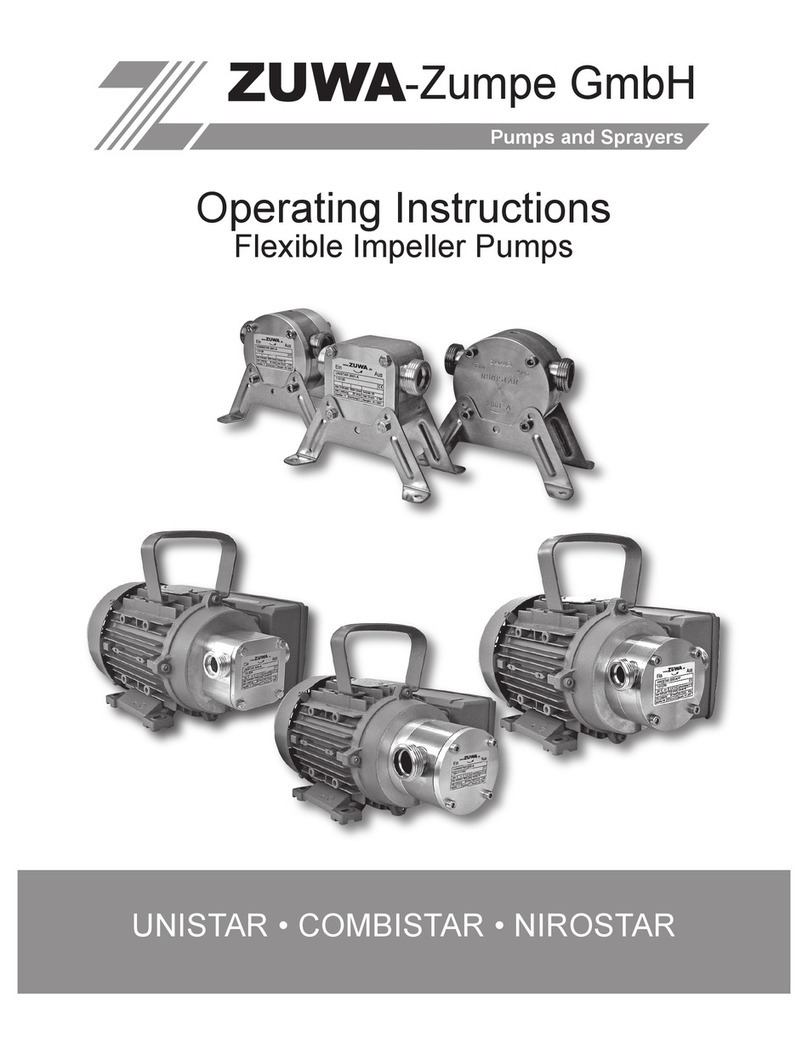 Zuwa UNISTAR 2001-A operating instructions