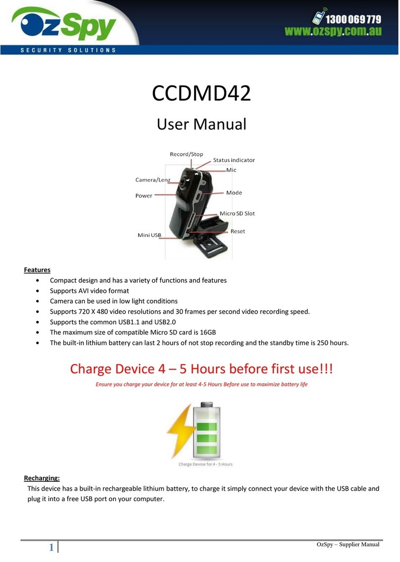 OzSpy CCDMD42 user manual