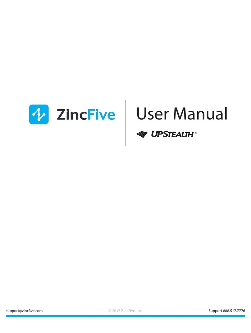 ZincFive UpStealth user manual